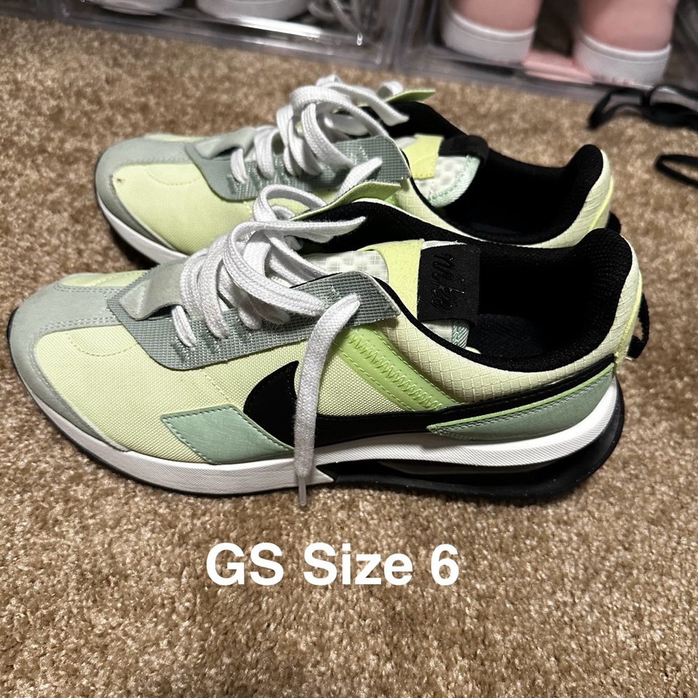 Nike Lime Green - GS Size 6